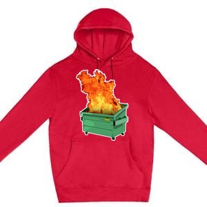 Dumpster Fire Premium Pullover Hoodie