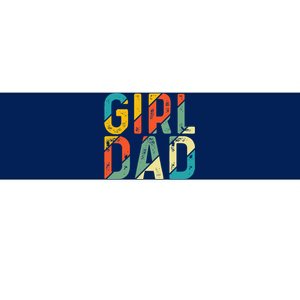 Dad Father Day Proud Dad Of Cute Daughter Dada Retro Bumper Sticker