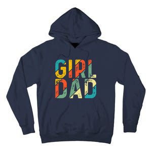 Dad Father Day Proud Dad Of Cute Daughter Dada Retro Tall Hoodie