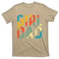 Dad Father Day Proud Dad Of Cute Daughter Dada Retro T-Shirt