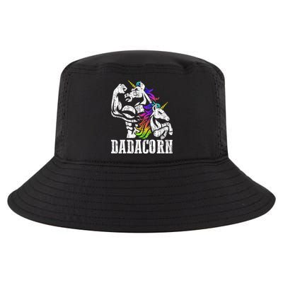 Dadacorn Fathers Day Gift for Dad of Unicorn Daughter Cool Comfort Performance Bucket Hat