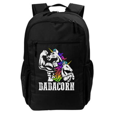 Dadacorn Fathers Day Gift for Dad of Unicorn Daughter Backpack