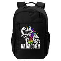Dadacorn Fathers Day Gift for Dad of Unicorn Daughter Backpack