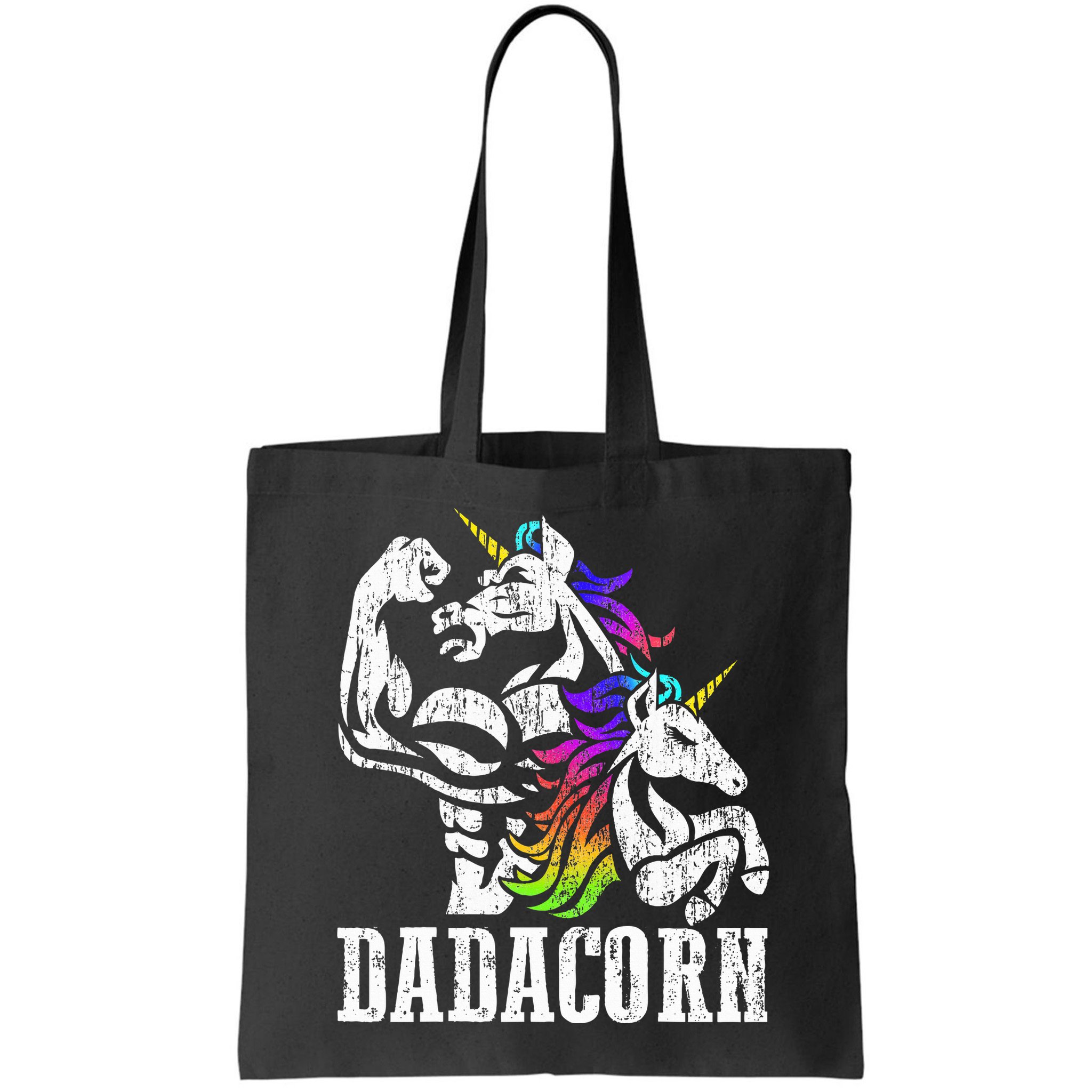 Dadacorn Fathers Day Gift for Dad of Unicorn Daughter Bag