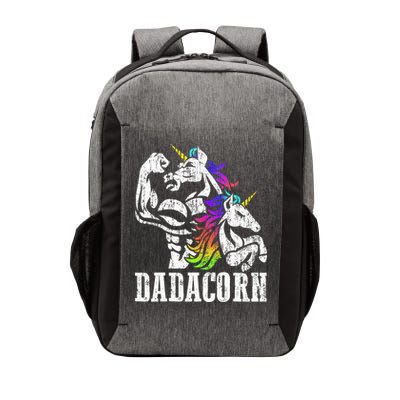 Dadacorn Fathers Day Gift for Dad of Unicorn Daughter Vector Backpack
