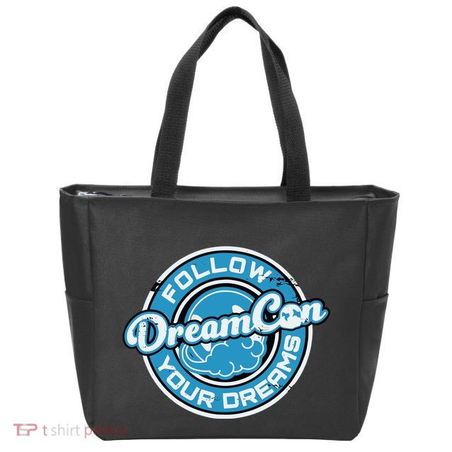 Dreamconvention Follow Dream Dream Con Standard Zip Tote Bag
