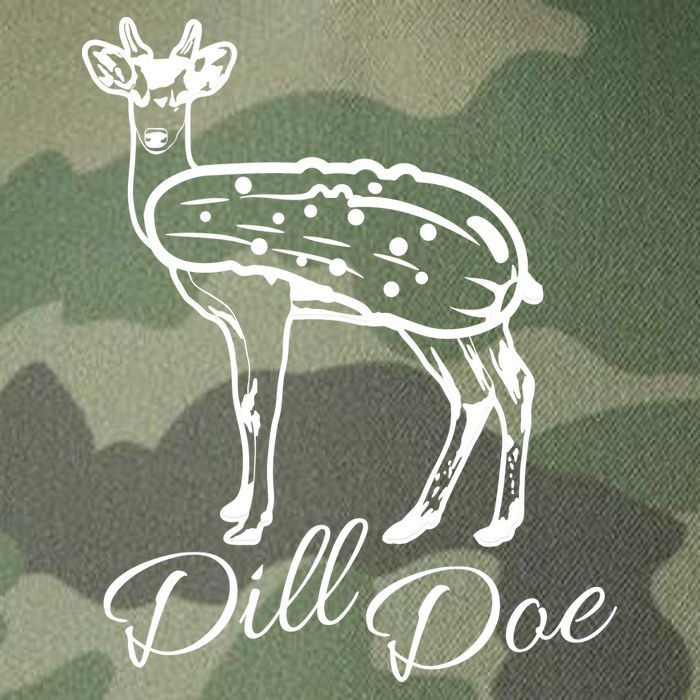 DillDoe Funny Deer Dill Doe Pickle Meme Mashup Legacy Tie Dye Trucker Hat