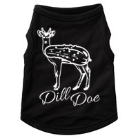 DillDoe Funny Deer Dill Doe Pickle Meme Mashup Doggie Tank