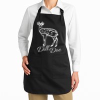 DillDoe Funny Deer Dill Doe Pickle Meme Mashup Apron
