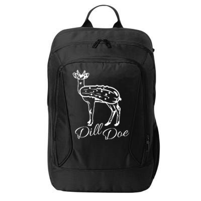 DillDoe Funny Deer Dill Doe Pickle Meme Mashup City Backpack