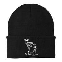 DillDoe Funny Deer Dill Doe Pickle Meme Mashup Beanie
