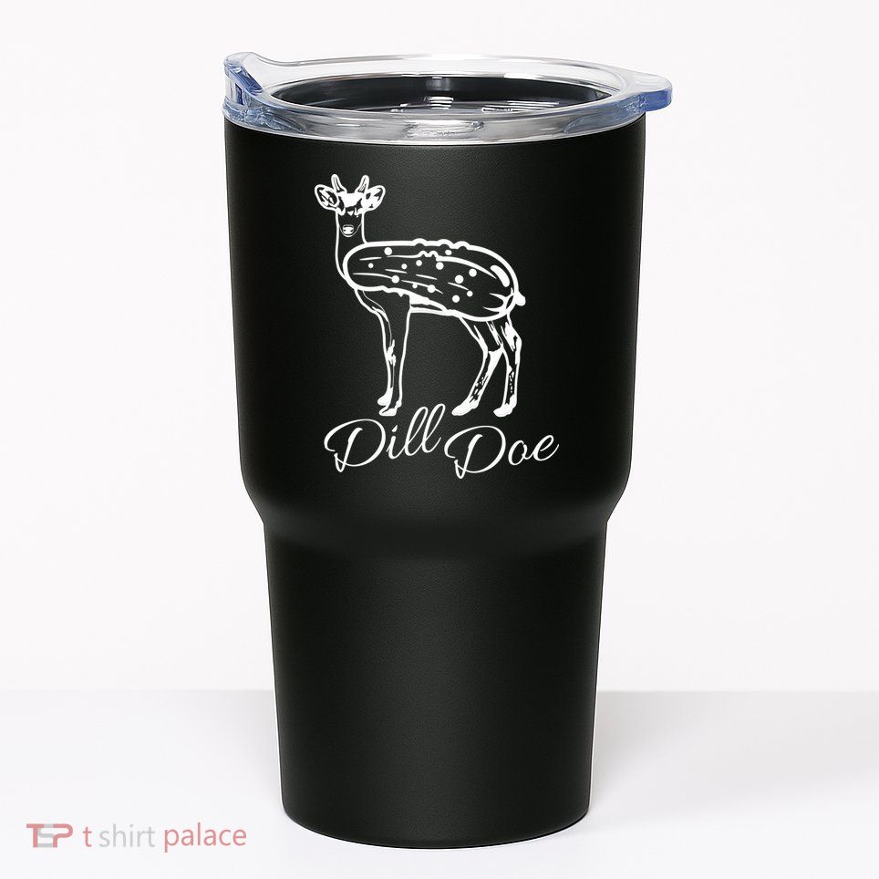 DillDoe Funny Deer Dill Doe Pickle Meme Mashup Tumbler