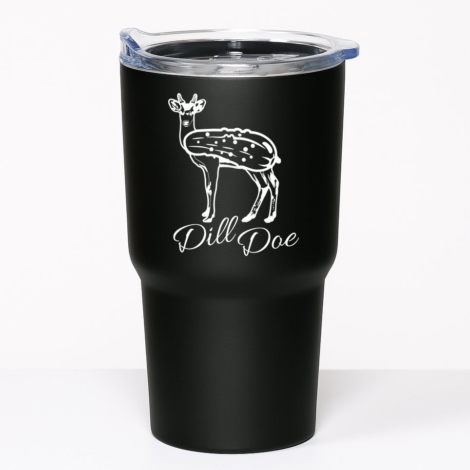DillDoe Funny Deer Dill Doe Pickle Meme Mashup Tumbler