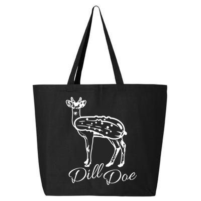 DillDoe Funny Deer Dill Doe Pickle Meme Mashup 25L Jumbo Tote