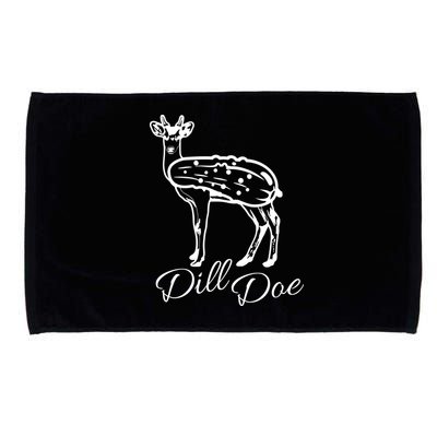 DillDoe Funny Deer Dill Doe Pickle Meme Mashup Microfiber Hand Towel