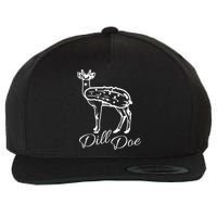 DillDoe Funny Deer Dill Doe Pickle Meme Mashup Wool Snapback Cap