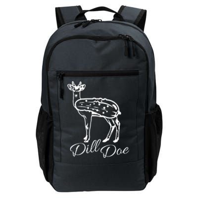 DillDoe Funny Deer Dill Doe Pickle Meme Mashup Daily Commute Backpack