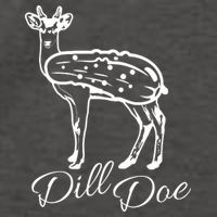 DillDoe Funny Deer Dill Doe Pickle Meme Mashup Vector Backpack