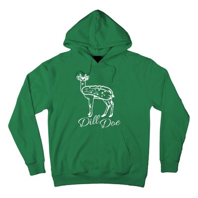 DillDoe Funny Deer Dill Doe Pickle Meme Mashup Hoodie