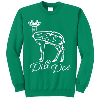 DillDoe Funny Deer Dill Doe Pickle Meme Mashup Sweatshirt