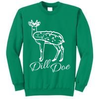 DillDoe Funny Deer Dill Doe Pickle Meme Mashup Sweatshirt