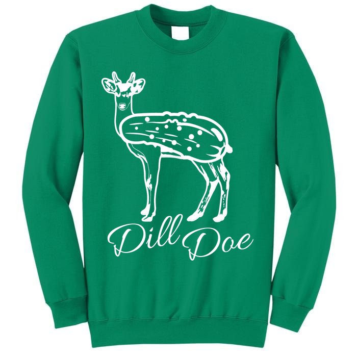 DillDoe Funny Deer Dill Doe Pickle Meme Mashup Sweatshirt