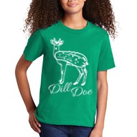 DillDoe Funny Deer Dill Doe Pickle Meme Mashup Kids T-Shirt