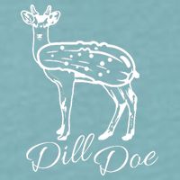 DillDoe Funny Deer Dill Doe Pickle Meme Mashup Sueded Cloud Jersey T-Shirt