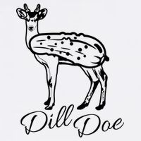 DillDoe Funny Deer Dill Doe Pickle Meme Mashup Garment-Dyed Sweatshirt