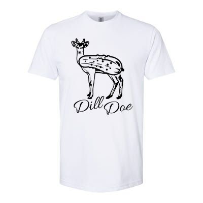 DillDoe Funny Deer Dill Doe Pickle Meme Mashup Softstyle® CVC T-Shirt