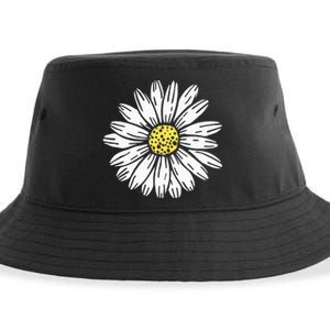 Daisy Flower Design Sustainable Bucket Hat