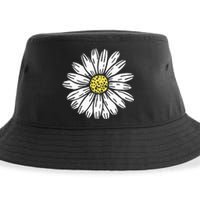 Daisy Flower Design Sustainable Bucket Hat