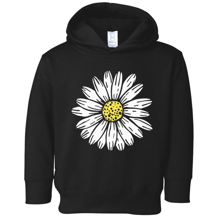 Daisy Flower Design Toddler Hoodie