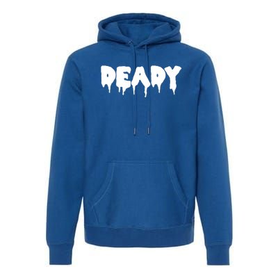 Deady Funny Dad Halloween Parent Couple Partner Matching Cool Gift Premium Hoodie