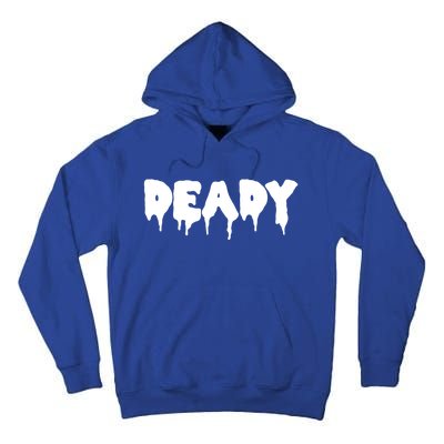 Deady Funny Dad Halloween Parent Couple Partner Matching Cool Gift Tall Hoodie