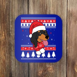 Dachshund Funny Dog Ugly Christmas Gift Coaster