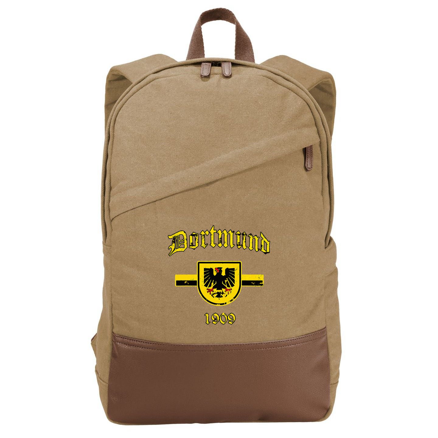 Dortmund Fan Design Ultra Gift 1909 Cotton Canvas Backpack