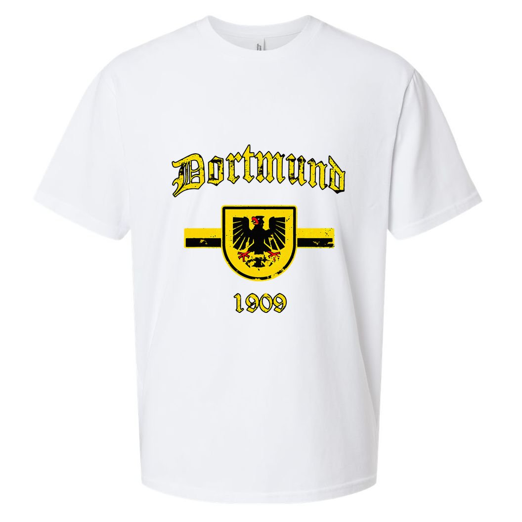 Dortmund Fan Design Ultra Gift 1909 Sueded Cloud Jersey T-Shirt