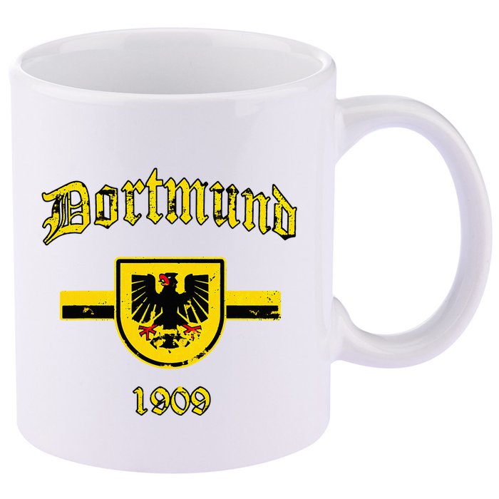 Dortmund Fan Design Ultra Gift 1909 11oz C Handle Ceramic Mug