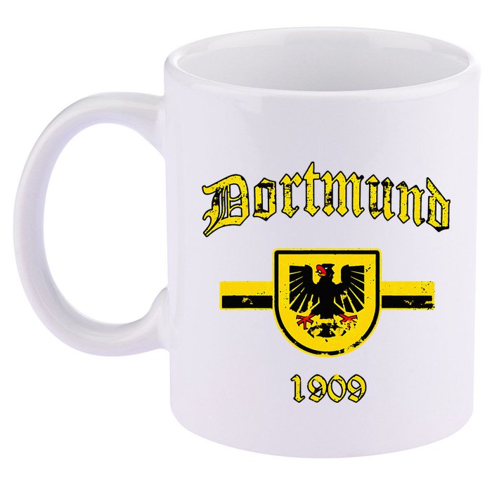 Dortmund Fan Design Ultra Gift 1909 11oz C Handle Ceramic Mug