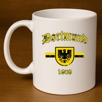 Dortmund Fan Design Ultra Gift 1909 11oz C Handle Ceramic Mug