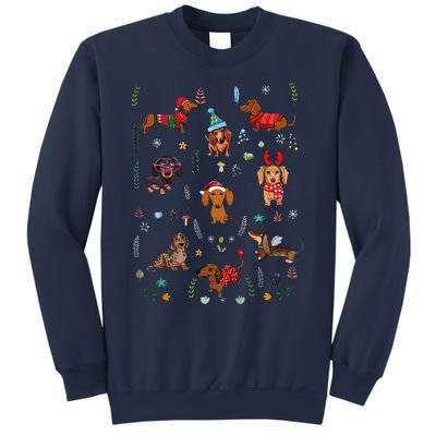 Doxie Fabrics Dachshunds Dog Christmas Sweatshirt