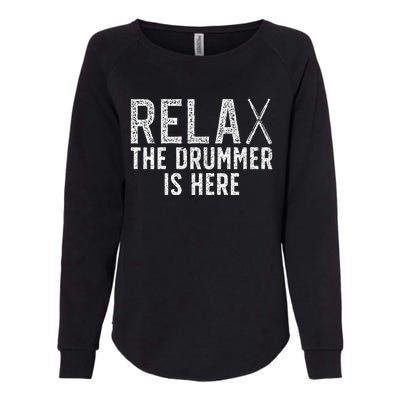 Drummer For Drum Player Music Lover Womens California Wash Sweatshirt