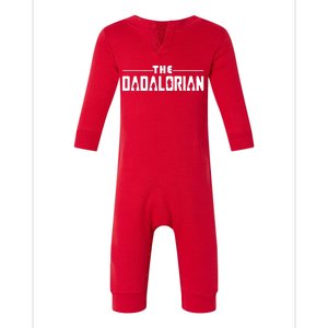 Dadalorian Funny Infant Fleece One Piece