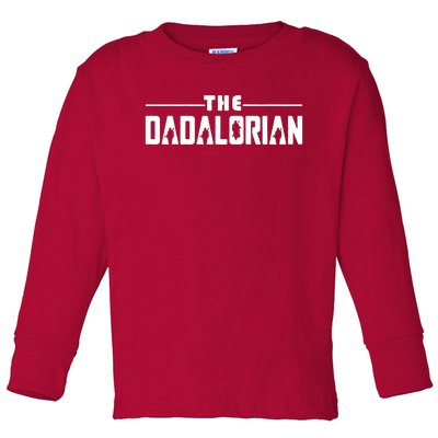 Dadalorian Funny Toddler Long Sleeve Shirt