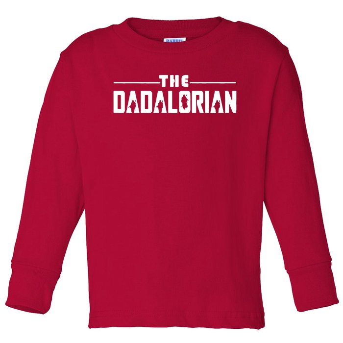 Dadalorian Funny Toddler Long Sleeve Shirt