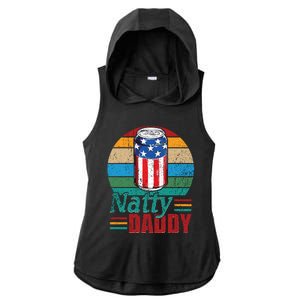 Daddy Funny Dad Bob Beer Drinker Fathers Day Ladies PosiCharge Tri-Blend Wicking Draft Hoodie Tank