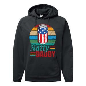 Daddy Funny Dad Bob Beer Drinker Fathers Day Performance Fleece Hoodie