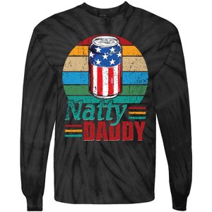 Daddy Funny Dad Bob Beer Drinker Fathers Day Tie-Dye Long Sleeve Shirt