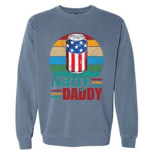 Daddy Funny Dad Bob Beer Drinker Fathers Day Garment-Dyed Sweatshirt